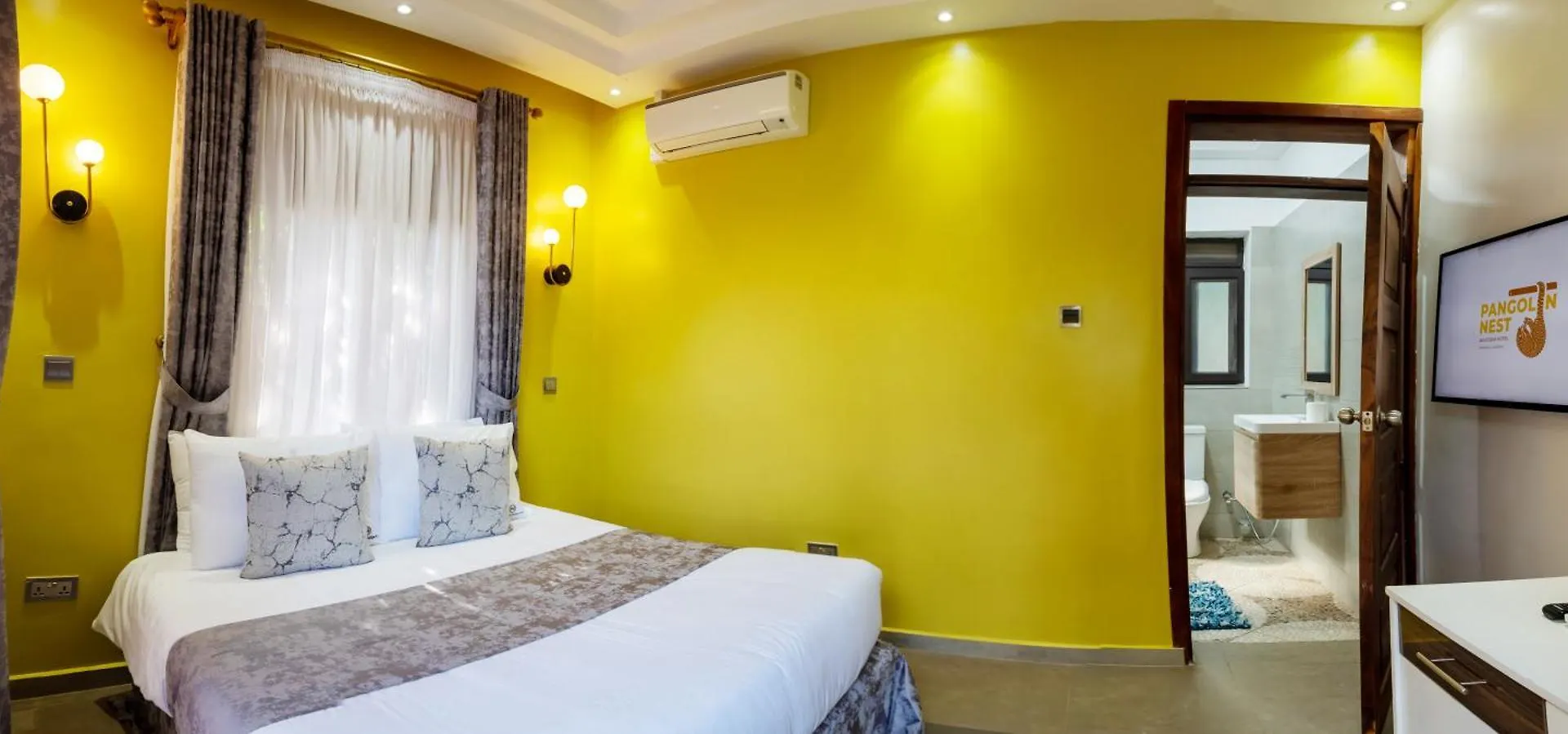 ホームステイ Pangolin Nest Boutique Hotel カンパラ ウガンダ